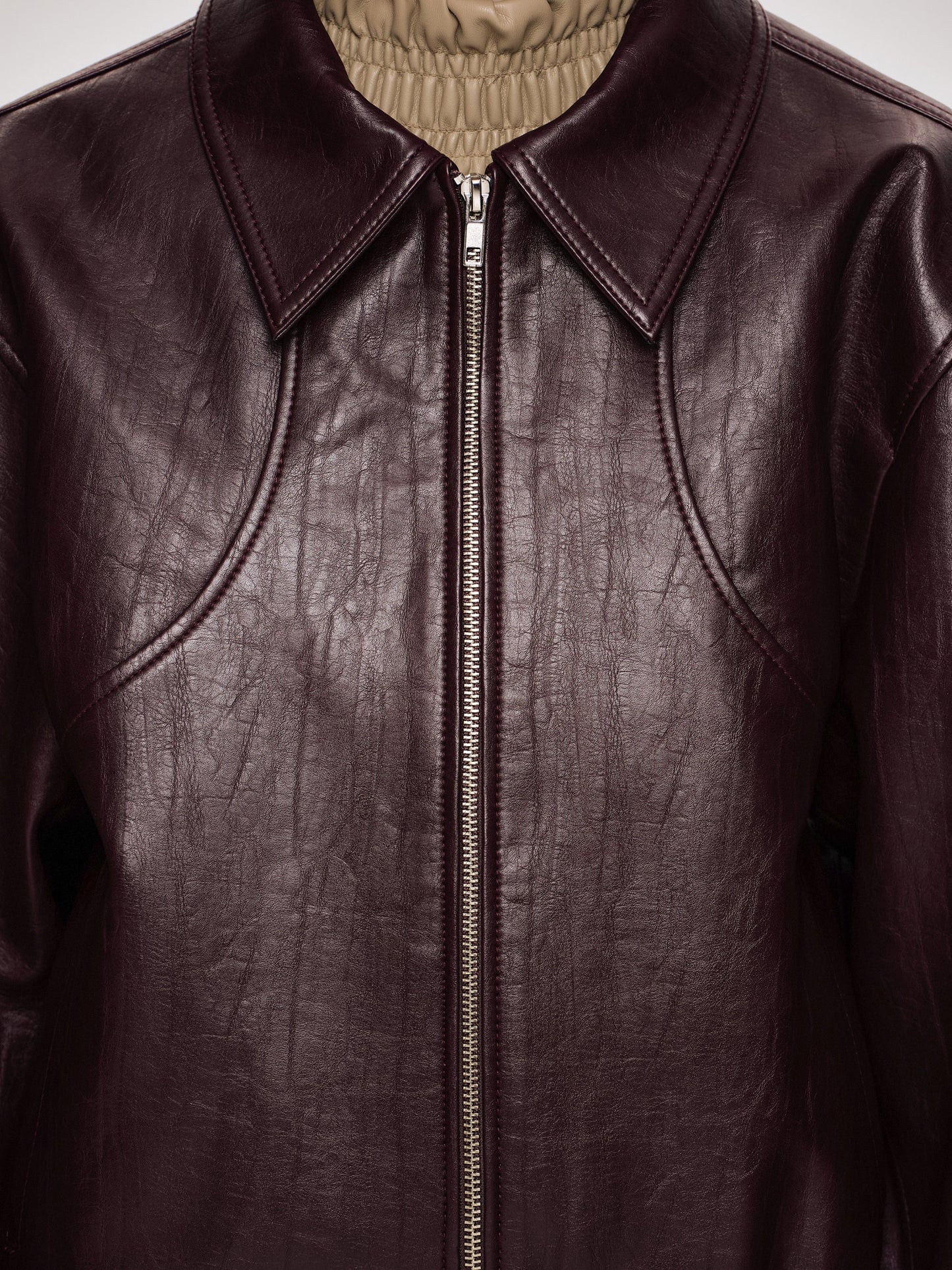 Scarlet Leather Jacket