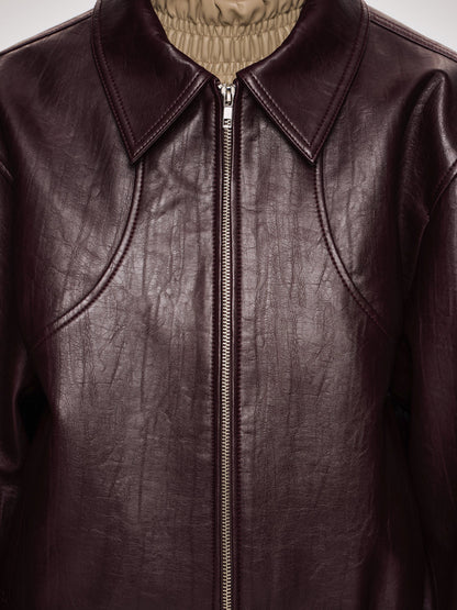 Scarlet Leather Jacket