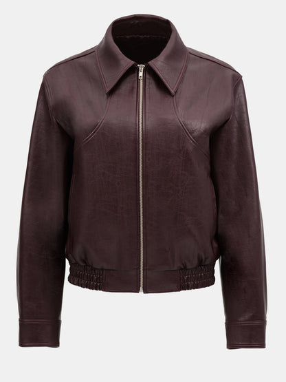 Scarlet Leather Jacket